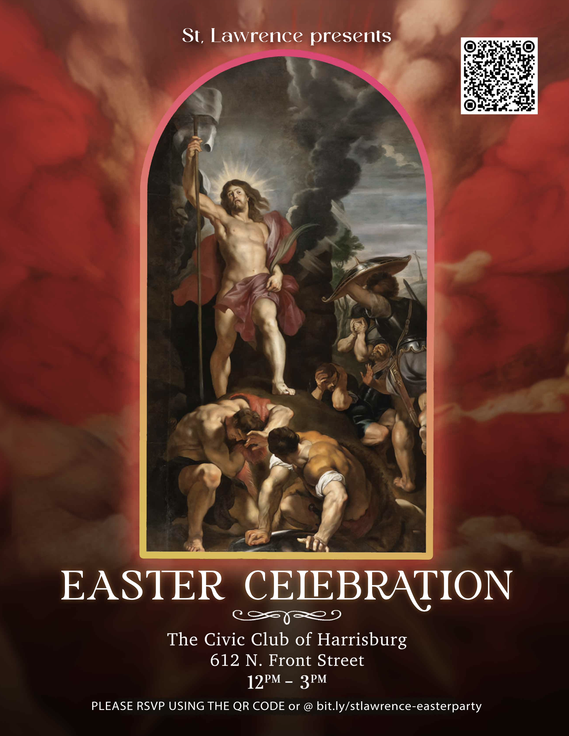 Easter party poster