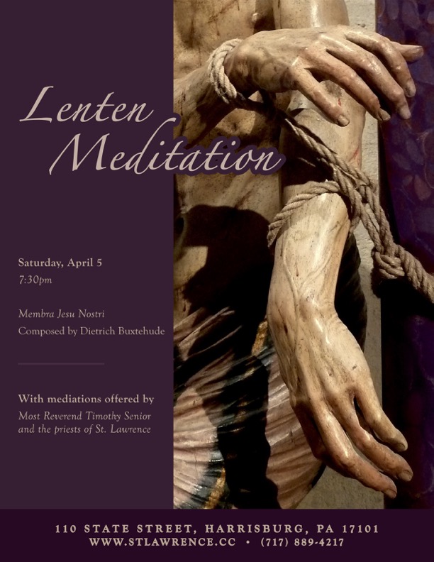 Lenten Meditation Poster